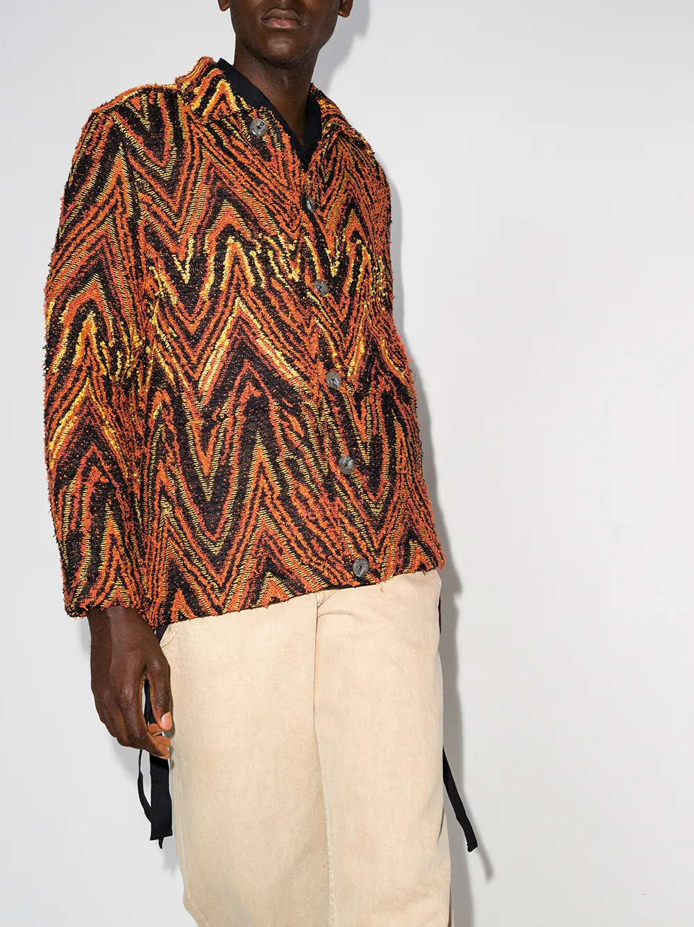 Image 2 of Song For The Mute Goblin patterned jacket