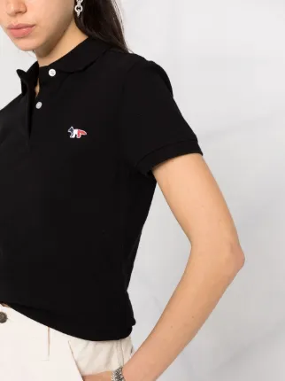 logo-embroidered polo shirt展示图