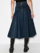 Alexander McQueen high-rise denim skirt