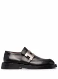 Marsèll metallic-plaque loafers - Black