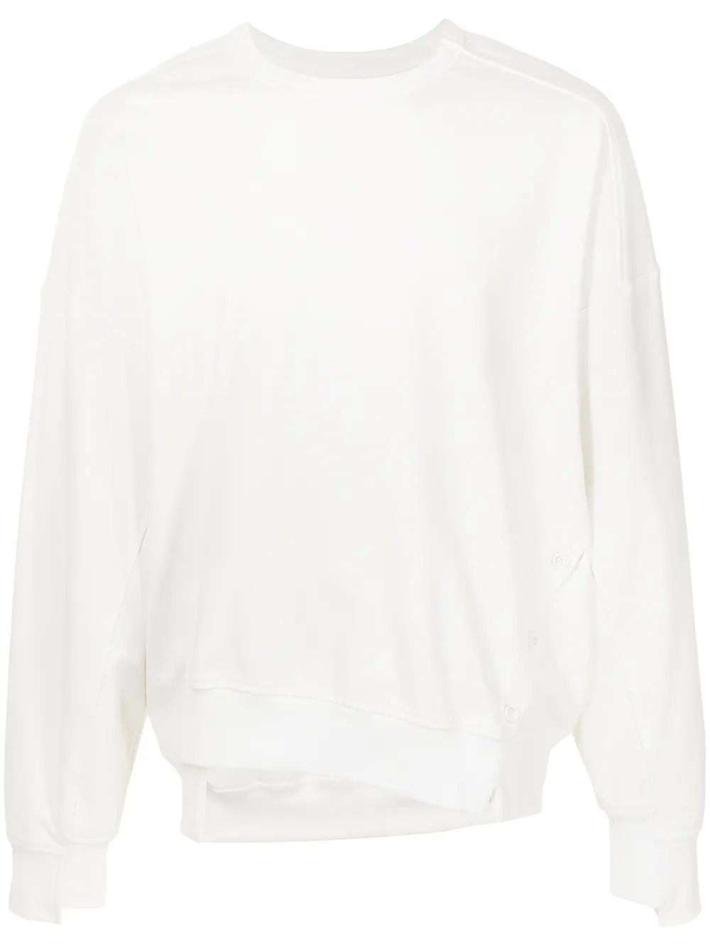 SONGZIO толстовка асимметричного кроя с логотипом