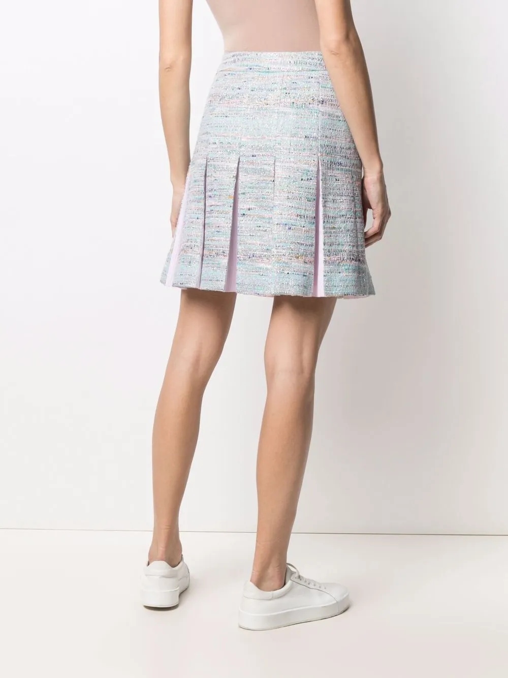 Karl Lagerfeld Gonna plissettata in tweed | Abbigliamento | Image 4