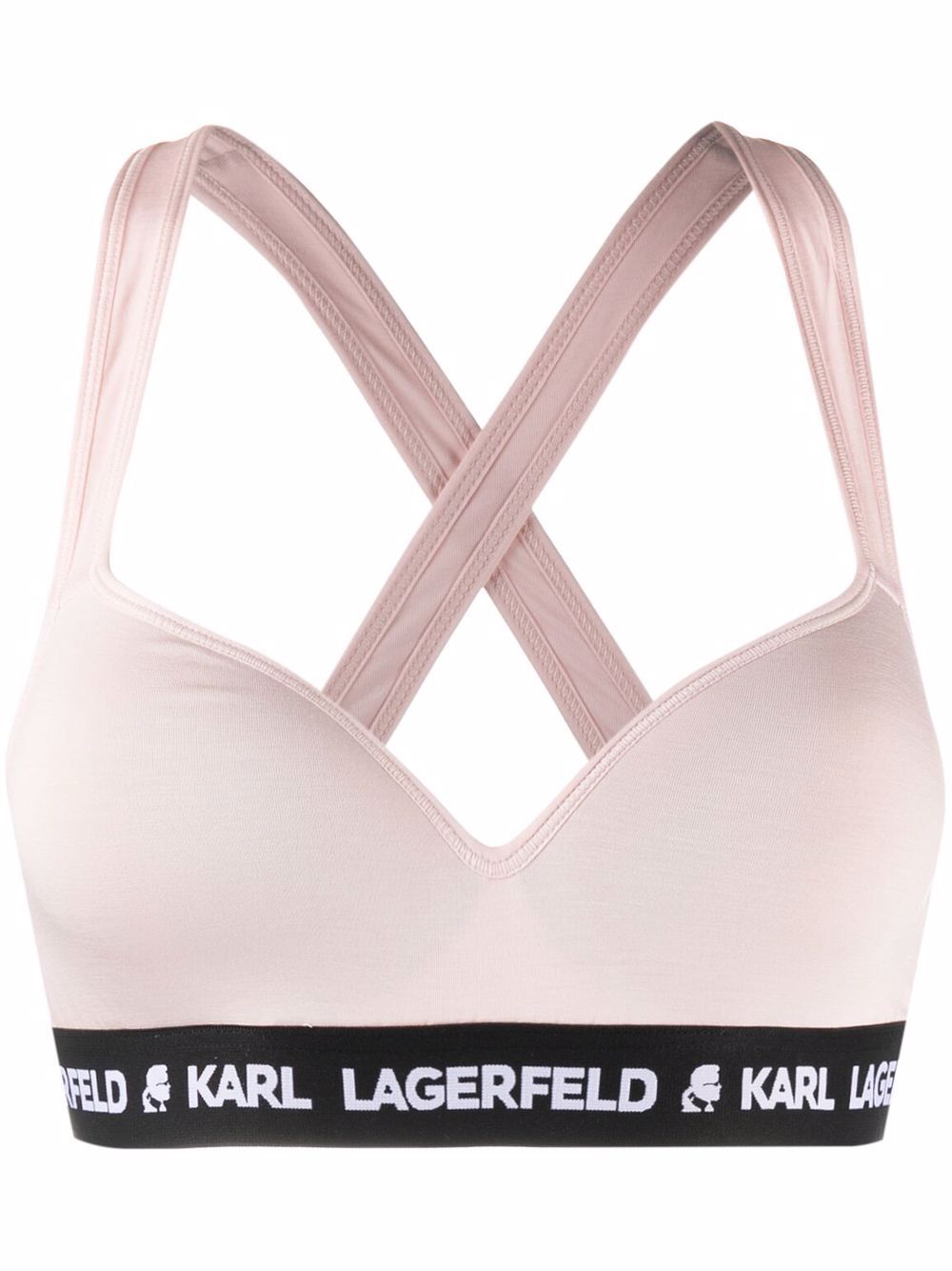 Karl Lagerfeld パデッド ブラ - ピンク