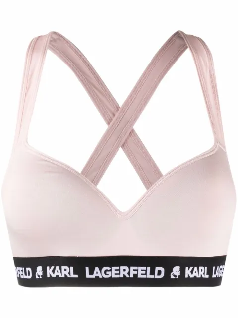 Karl Lagerfeld حمالة صدر جيرسي مبطنة