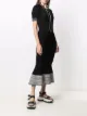 Karl Lagerfeld contrat-trimmed knitted dress