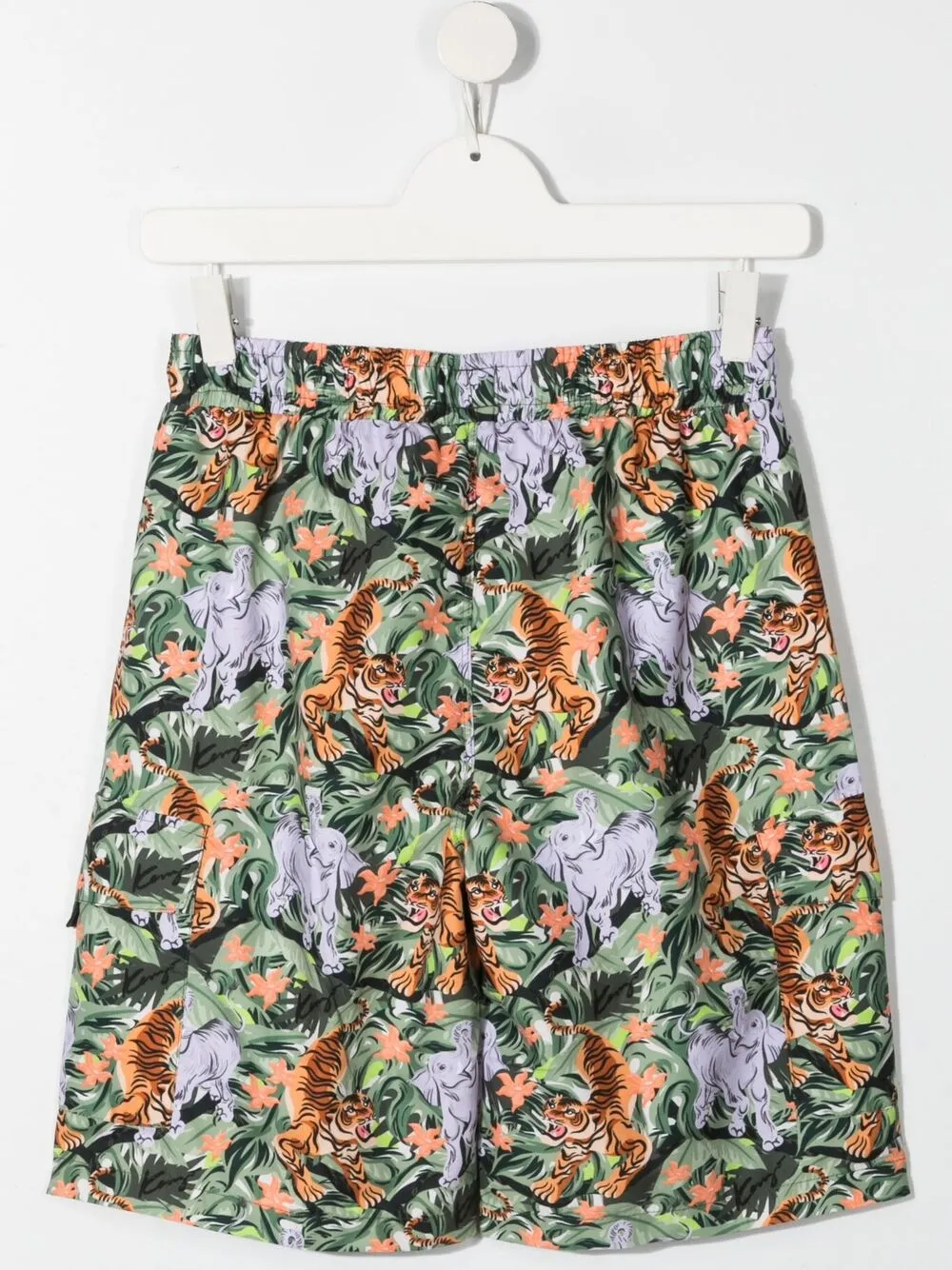 фото Kenzo kids плавки с анималистичным принтом