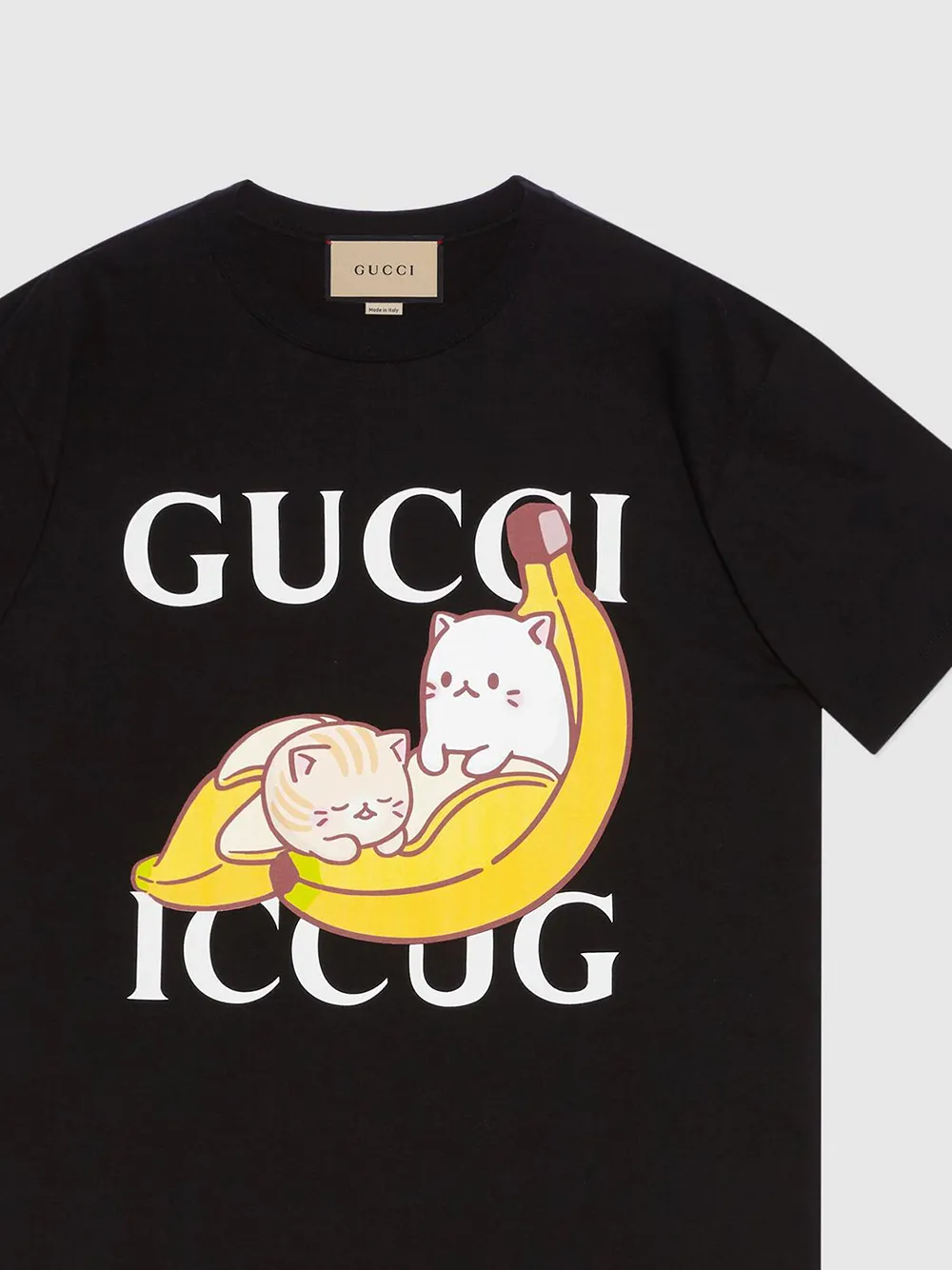 фото Gucci футболка с принтом из коллаборации с bananya