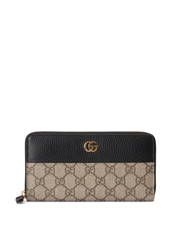 Gucci Ophidia GG Supreme Zip Around Long Wallet