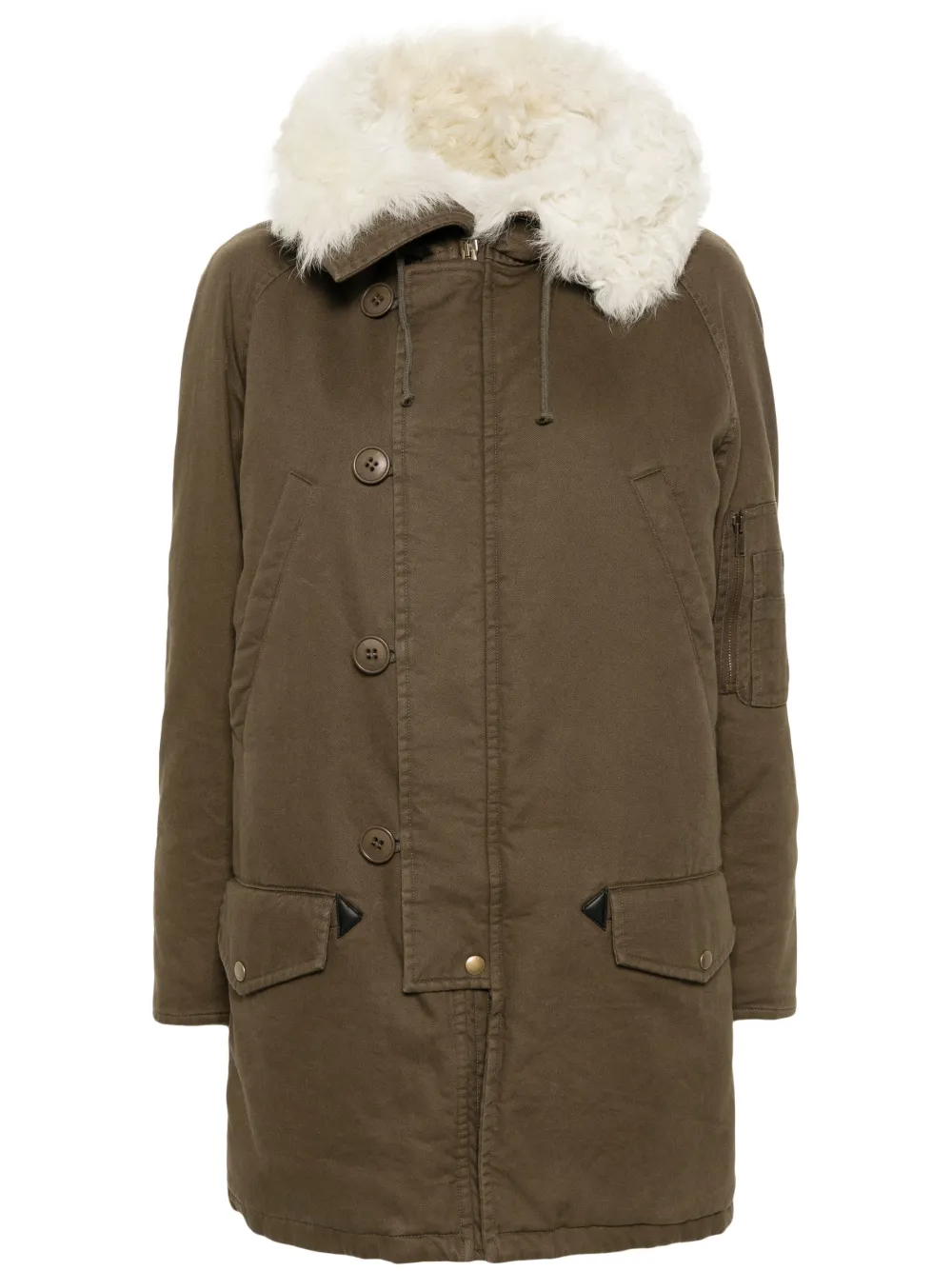 Saint laurent parka sales