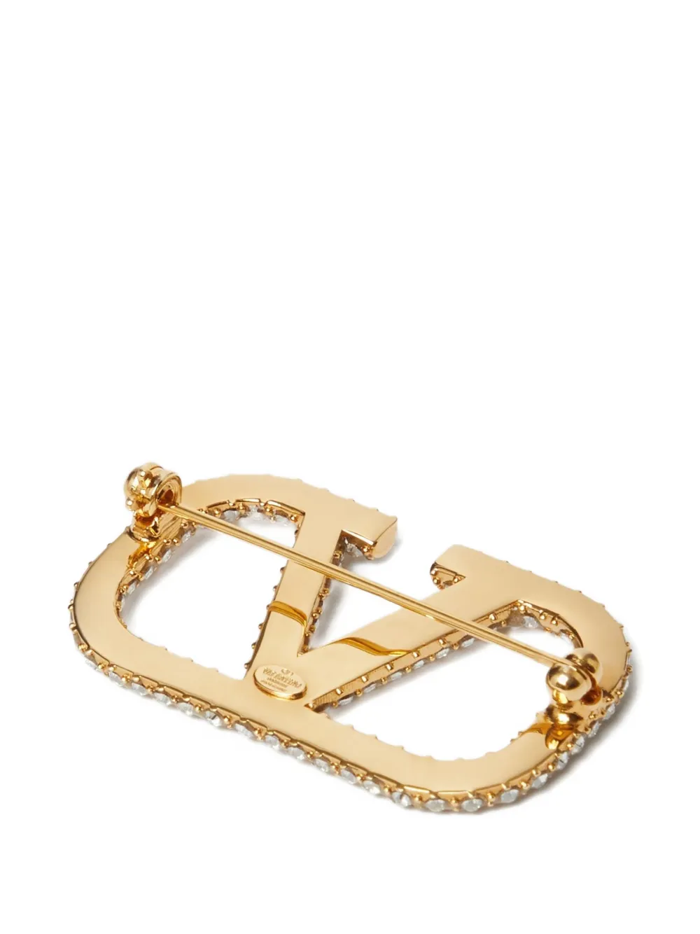 Valentino Garavani Vロゴ クリスタル ブローチ 通販 - FARFETCH
