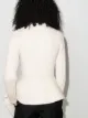 Alexander McQueen ribbed-knit asymmetric jumper