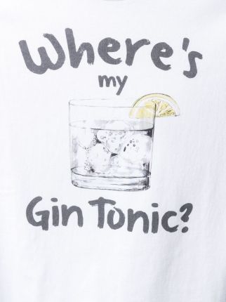 Gin Tonic 图案印花T恤展示图