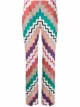 Image 1 of Missoni zigzag-embroidered trousers