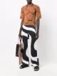 Image 2 of Karl Lagerfeld x Kenneth swirl-print trousers