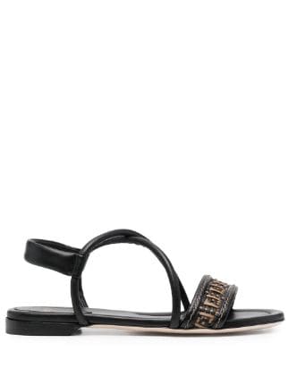 fendi interwoven sandals