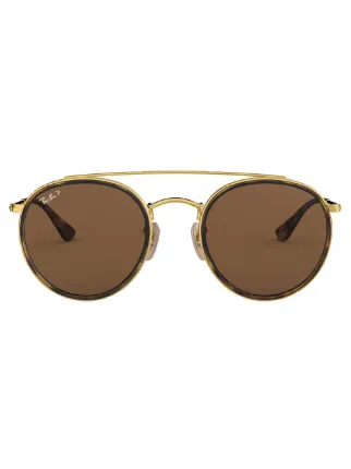 Ray Ban aviator frame Sunglasses Brown FARFETCH UK