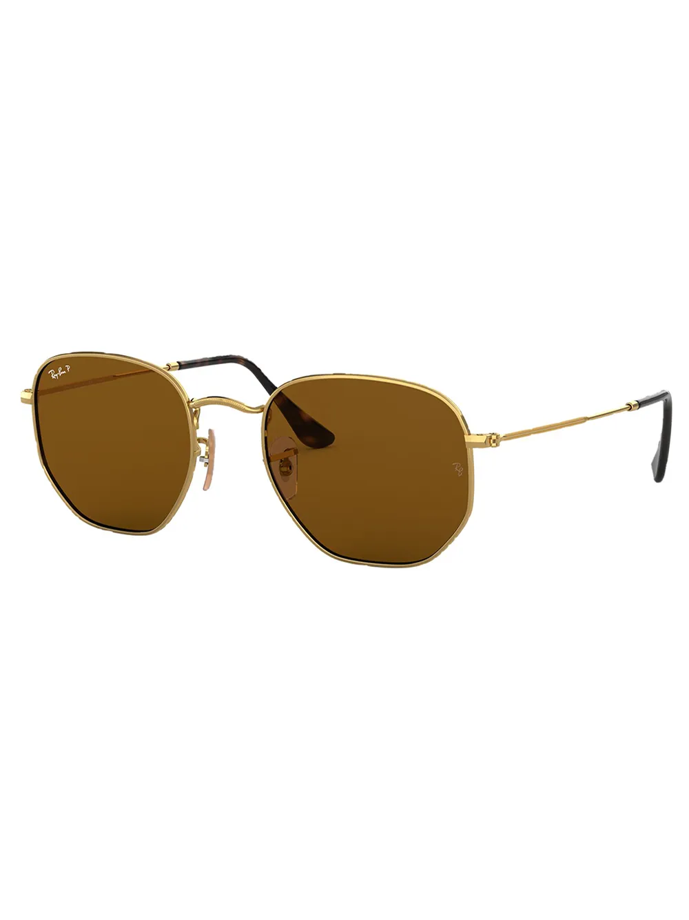 Ray-Ban Zonnebril met rond montuur Bruin