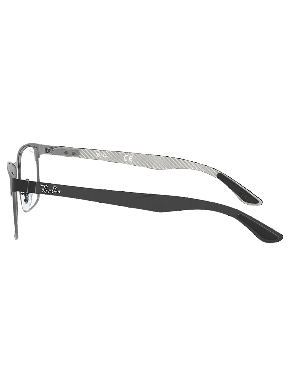 Ray-Ban 0RX8416 bril met rechthoekig montuur Wit