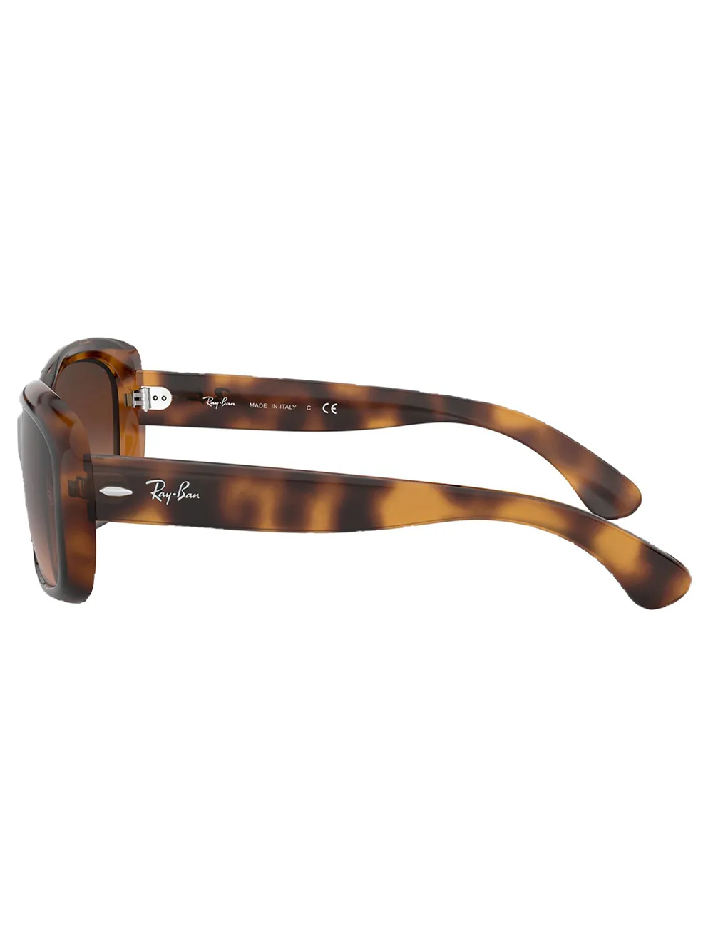 Ray-Ban Zonnebril met schildpadschild design Bruin