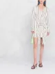 Image 2 of RAQUETTE empire-line striped dress