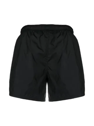 straight-leg elasticated shorts展示图