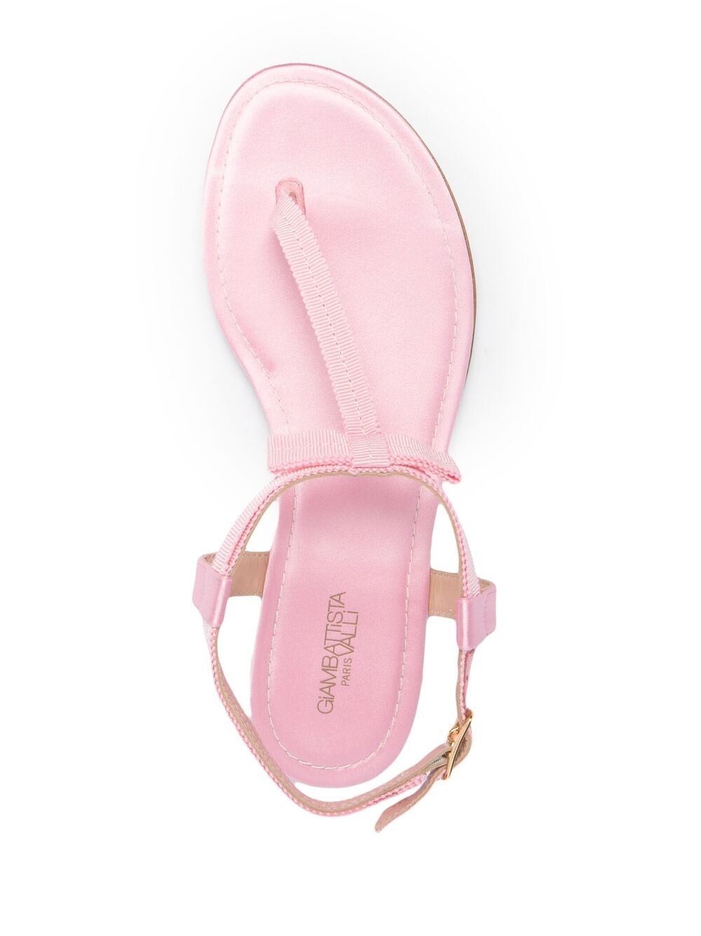 фото Giambattista valli grosgrain ribbon t-strap sandals