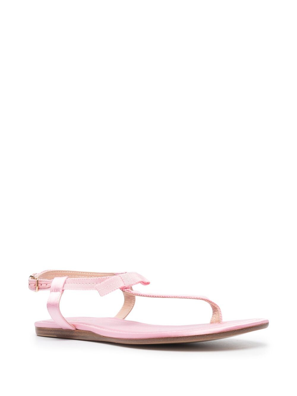 фото Giambattista valli grosgrain ribbon t-strap sandals