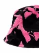 Karl Lagerfeld K/Monogram faux-fur bucket hat
