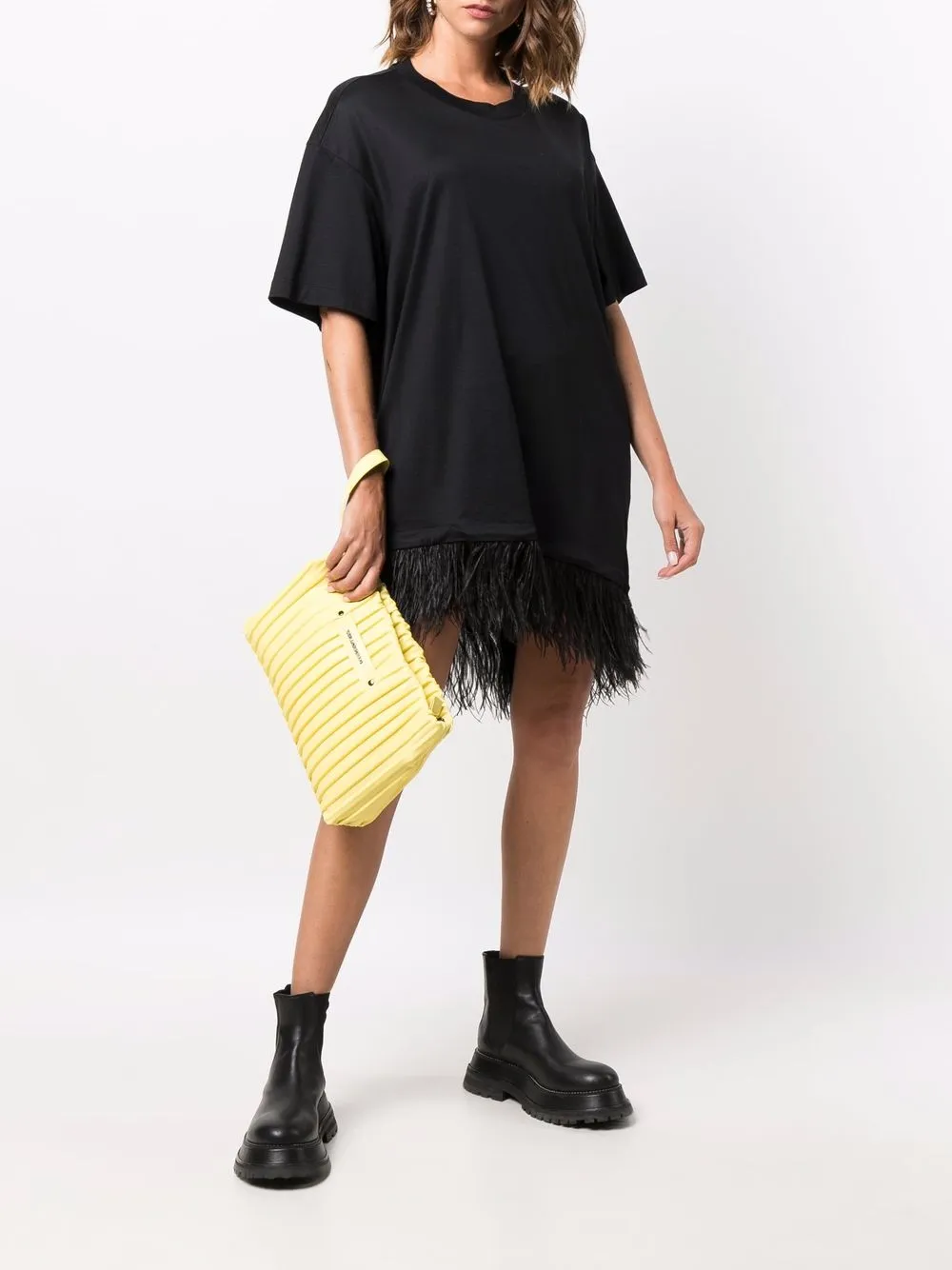 Image 2 of Karl Lagerfeld kushioned clutch bag
