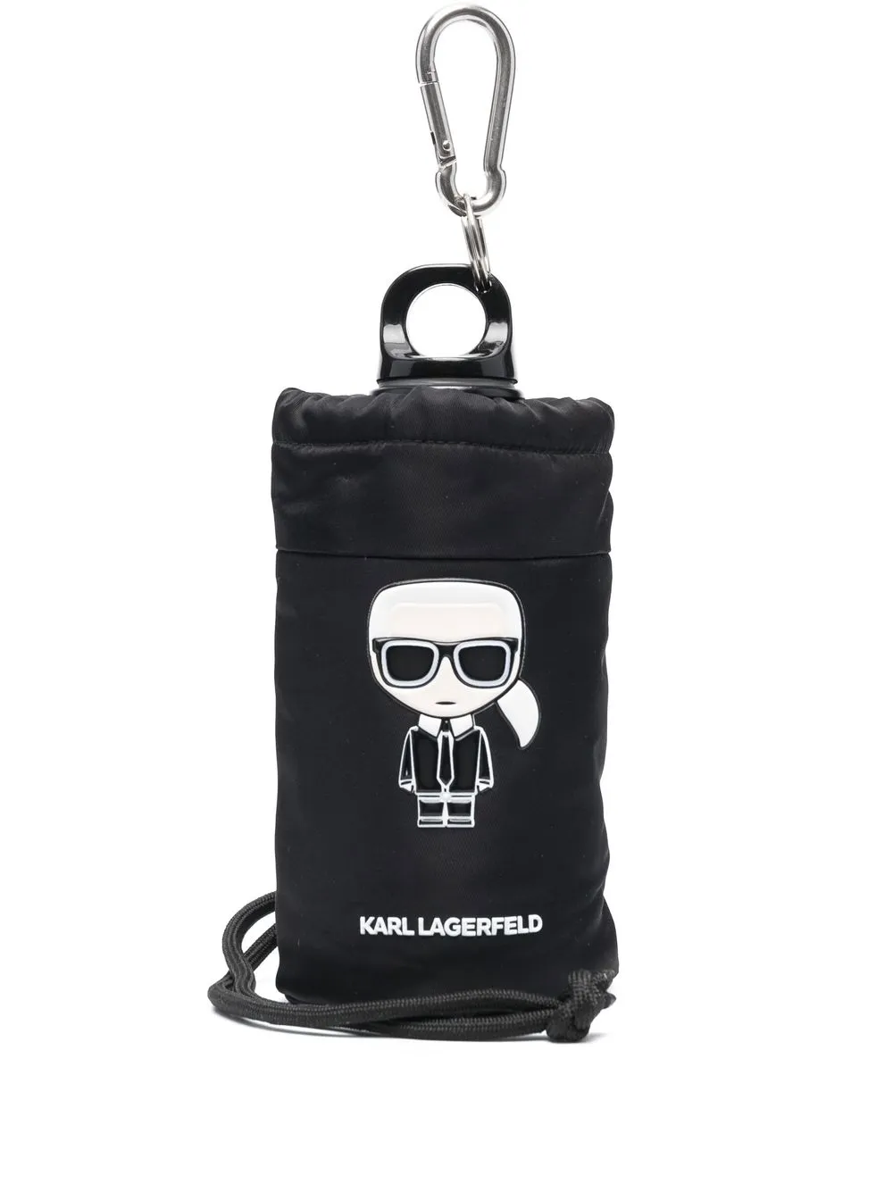 

Karl Lagerfeld botella de agua Ikonik - Negro