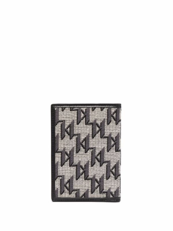 Karl Lagerfeld Monogram-Print Wallet
