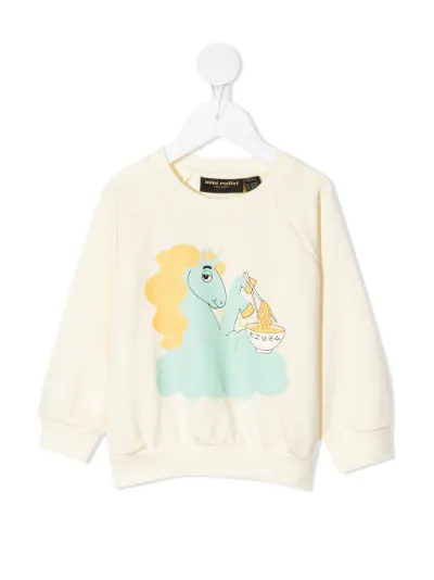 Mini Rodini unicorn and ramen-print 