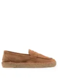 Castañer Nacho suede loafer espadrilles - Brown