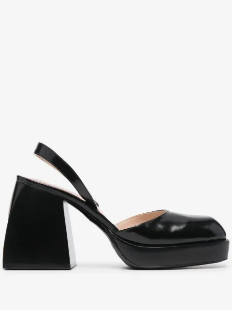 Nodaleto high-shine finish pumps