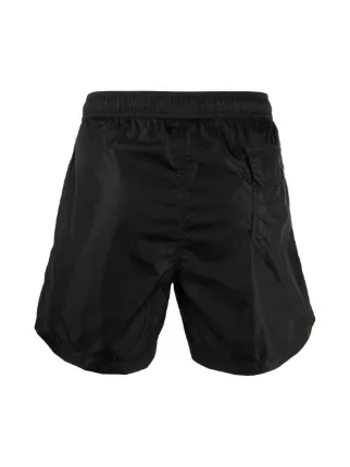 logo-patch swim shorts展示图