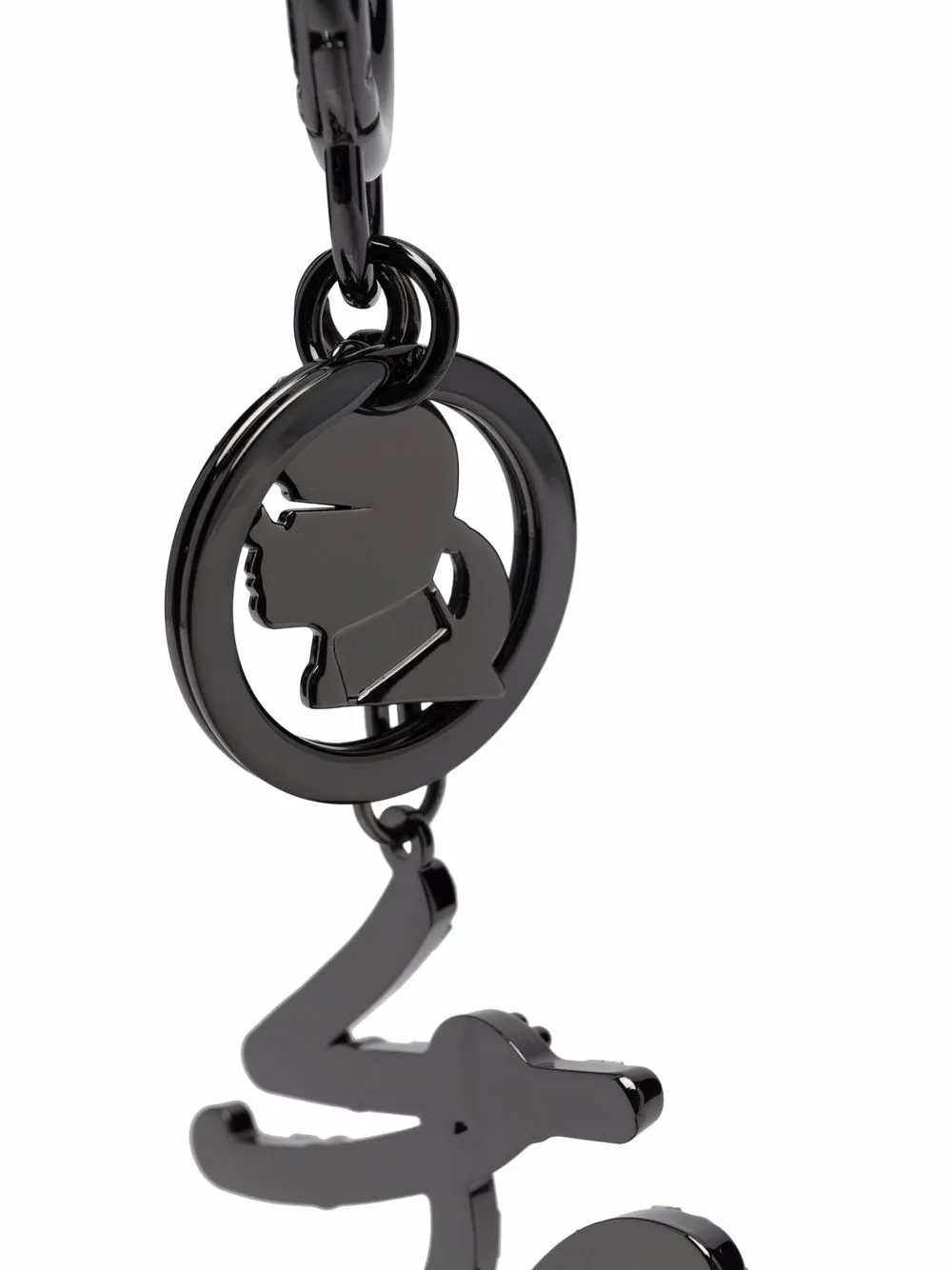 Image 2 of Karl Lagerfeld K/Autograph sparkle keychain