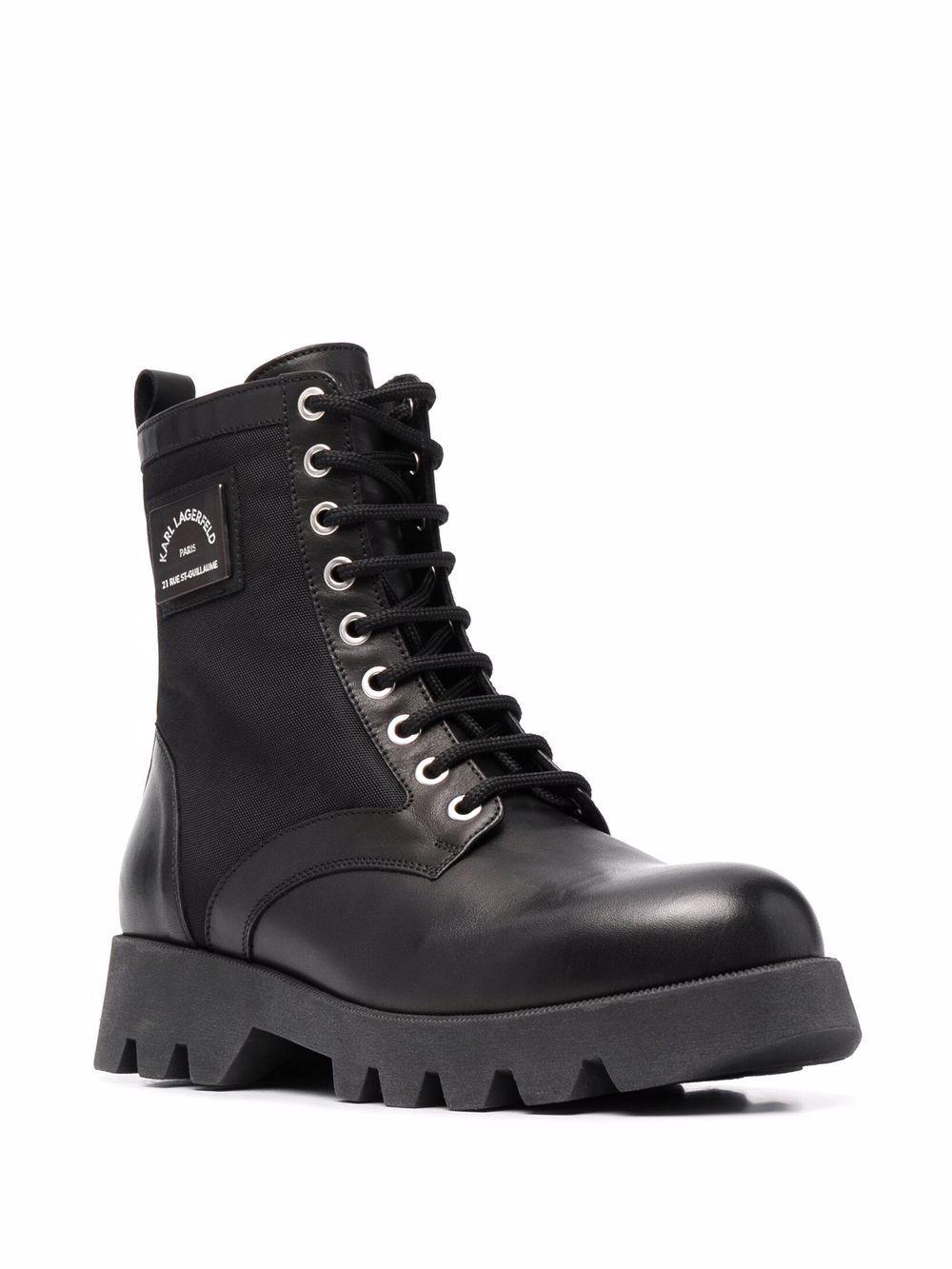 Shop Karl Lagerfeld Terra Firma lace-up boots with Express Delivery ...