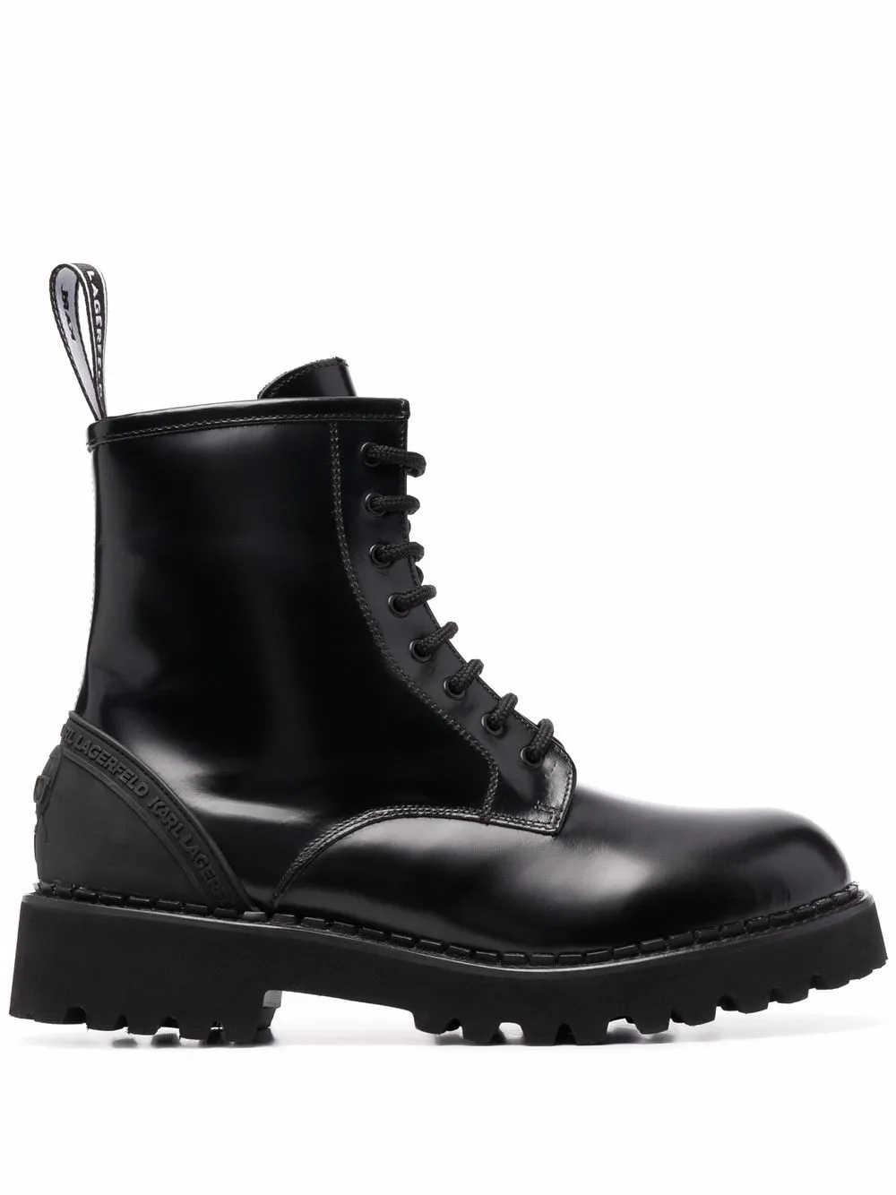 

Karl Lagerfeld botas Troupe - Negro