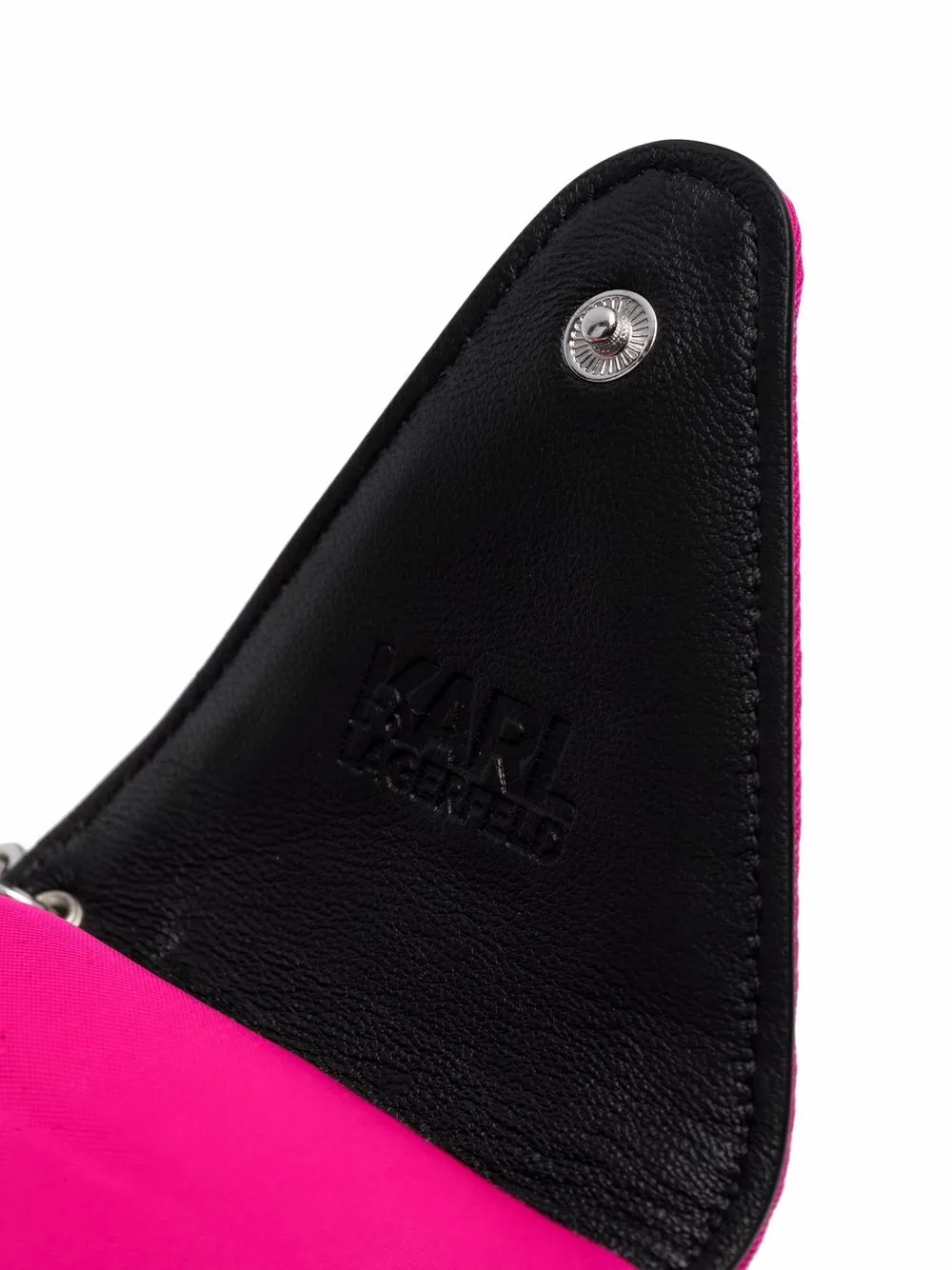 Image 2 of Karl Lagerfeld logo-plaque keyring