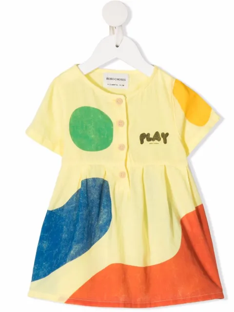 Bobo Choses graphic-print short-sleeve dress