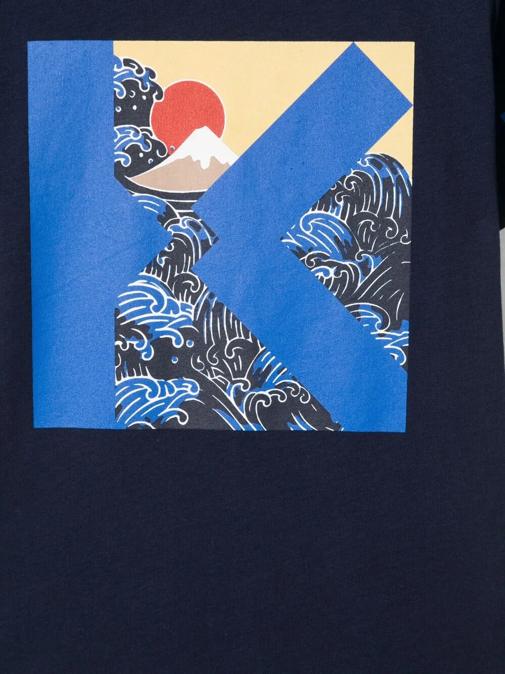фото Kenzo kids футболка с графичным принтом