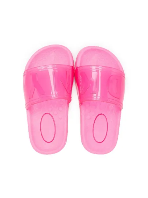 dkny pink slides