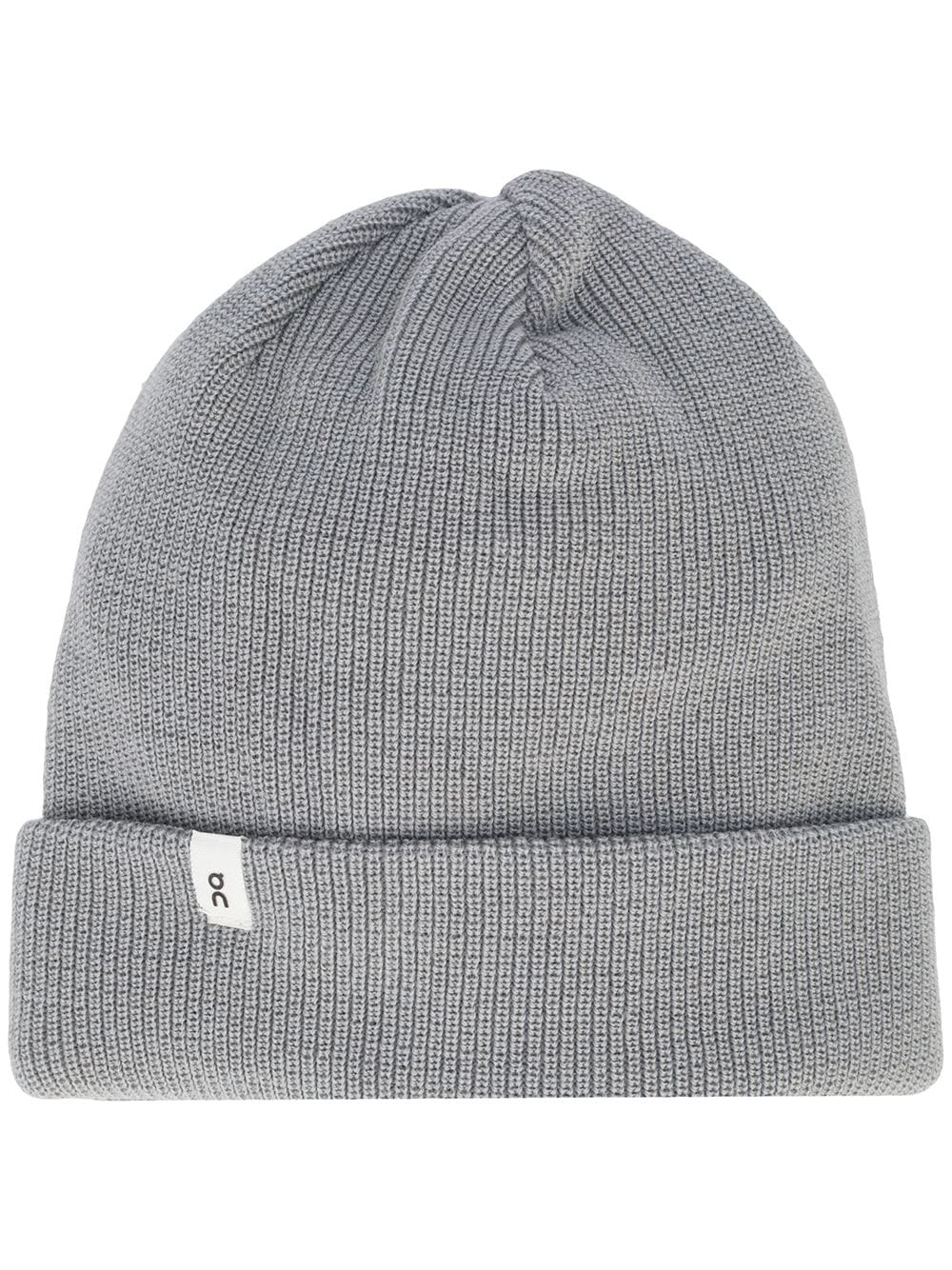 ribbed-knit beanie hat