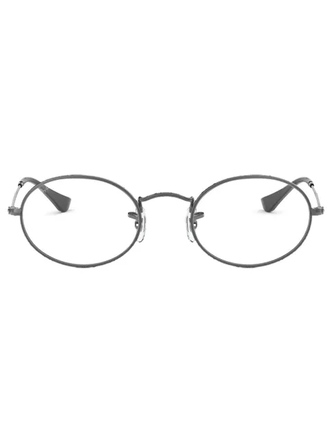Ray-Ban 0RX3547V oval frame glasses