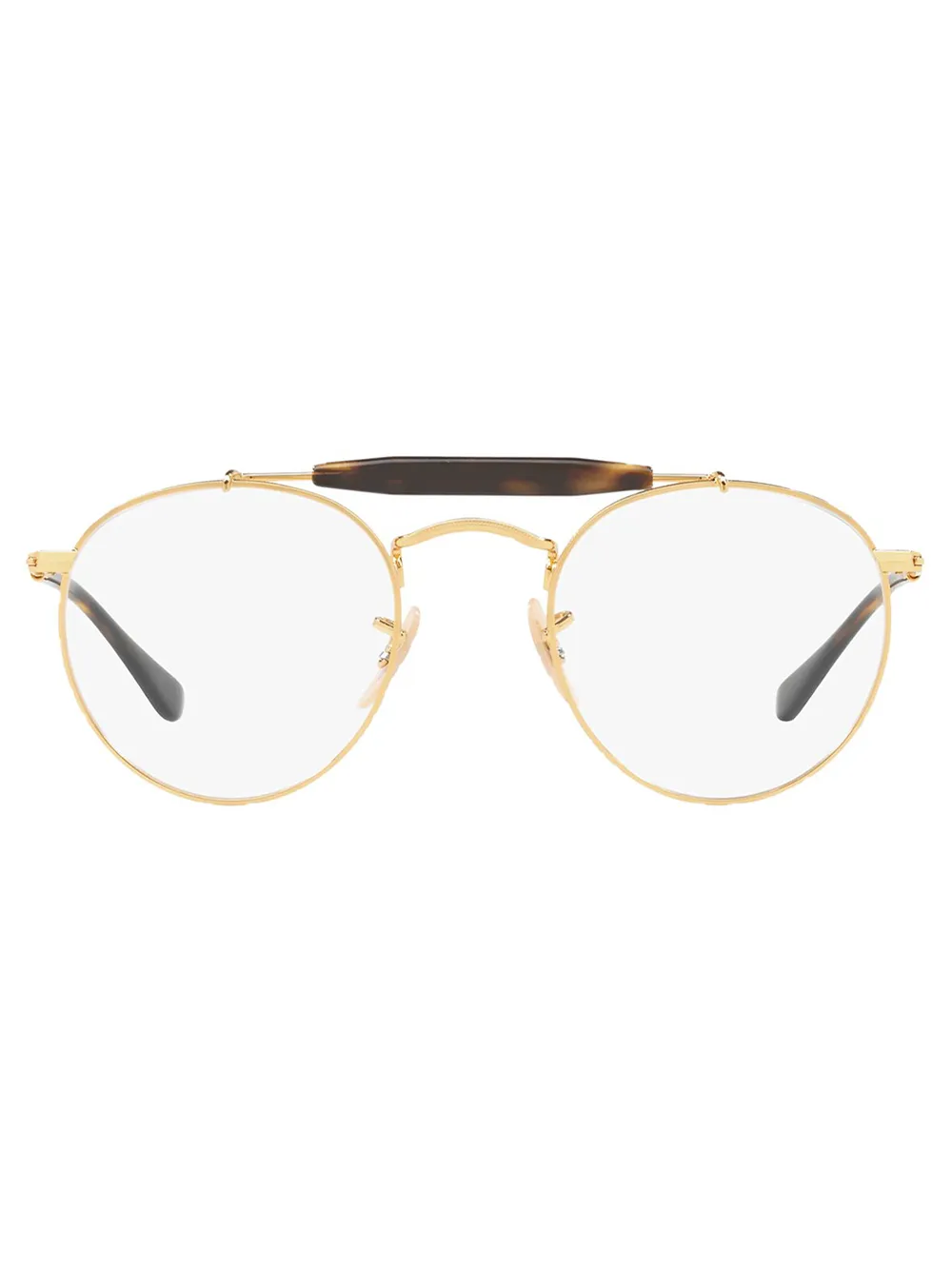 Ray-Ban aviator-frame glasses | White | Image 1