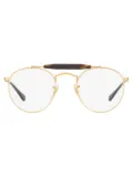 Ray-Ban aviator-frame glasses - White