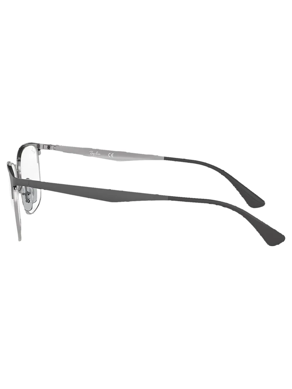  Ray Ban Brille Mit Eckigem Gestell   Weiß 