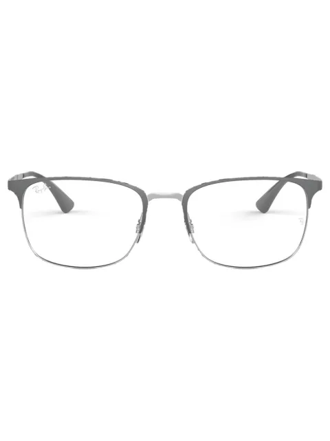 Ray-Ban rectangle-frame glasses