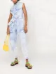 Image 2 of Stella McCartney acid-wash belted jumpsuit