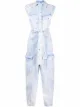 Image 1 of Stella McCartney acid-wash belted jumpsuit